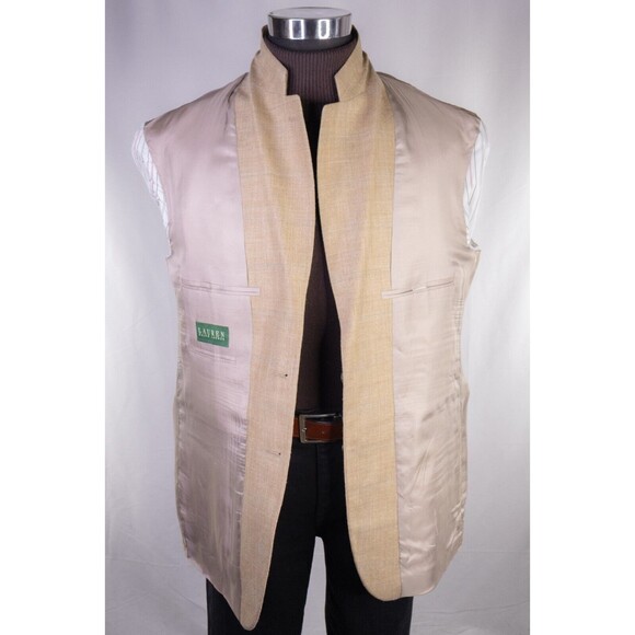 Ralph Lauren Sport Coat Jacket Blazer Wool/Silk/Lamb's Sz 42R 2-Button Canada - Picture 9 of 16
